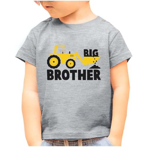 Tstars Big Brother Toddler Boys Shirt Pregnancy Announcement 3T Gray