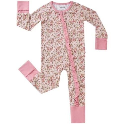 pureborn Baby Sleeper Viscose from Bamboo Zipper Footies 0-24 Months