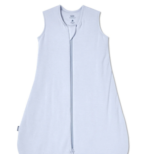 HALO - 1.5 TOG supersoft bamboo wearable blanket, double zipper sleeping bag with weighted feel - blue