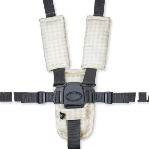 Outlook Harness Cover Set Wheat Gingham | Baby Bunting AU