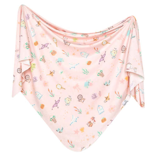 Knit Swaddle Blanket - Enchanted Friends