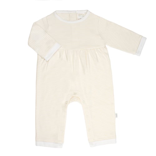 Boys Striped Organic Cotton Romper