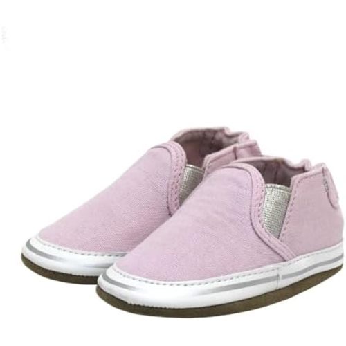 Robeez Baby Girls and Unisex Soft Soles Slip-Resistant Crib Shoes Slippers for Infant and Toddler, 0-24 Months