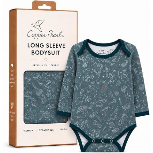Copper Pearl Long Sleeve Bodysuit Baby