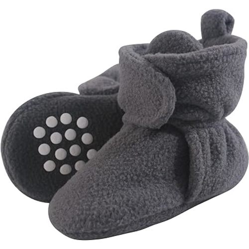 Luvable Friends Baby Girls' Cozy Fleece Booties