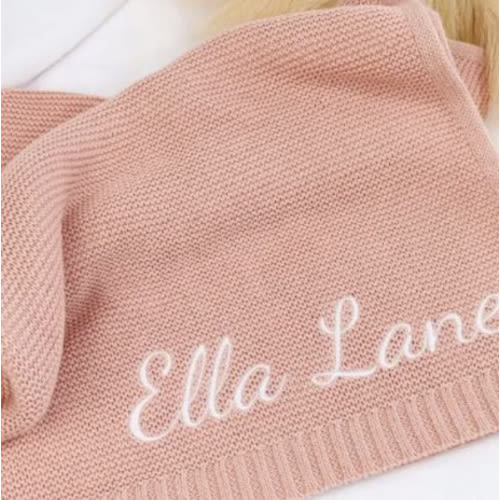 Embroidered Baby Blanket