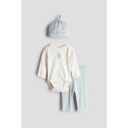 3-PIECE COTTON JERSEY SET