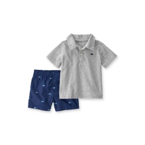 Carter's® Baby Boys Polo Shirt and Shorts Set | Belk