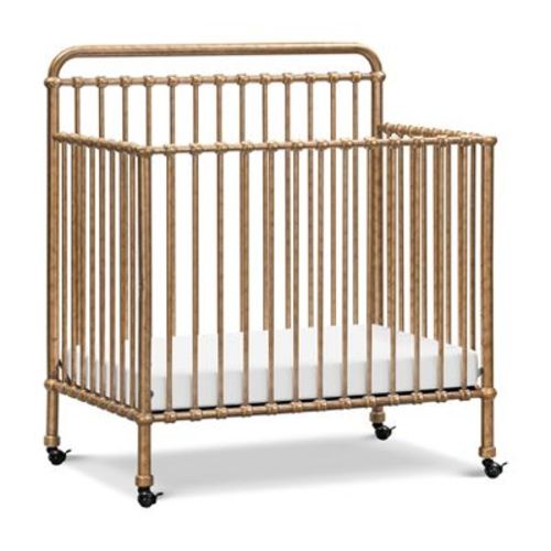 Namesake Winston 4-in-1 Convertible Metal Mini Crib