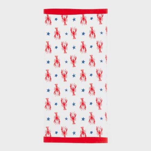 Lobster Beach Towel - Sun Squad™