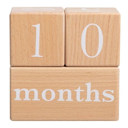 Pearhead Wooden Milestone Blocks Photo Prop
