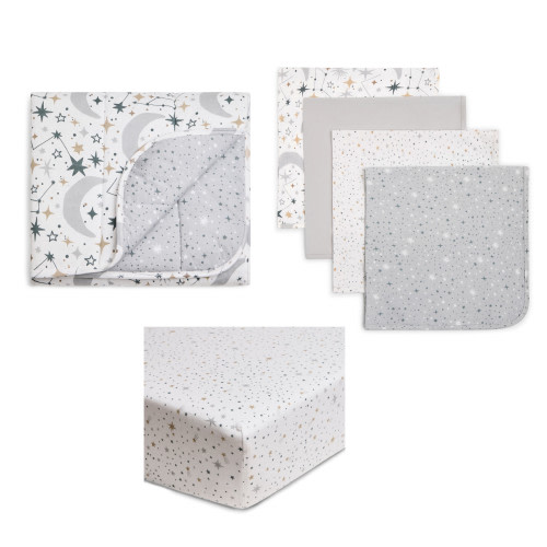Small Story Organic Cotton Nursery Gift Set - Starry Night