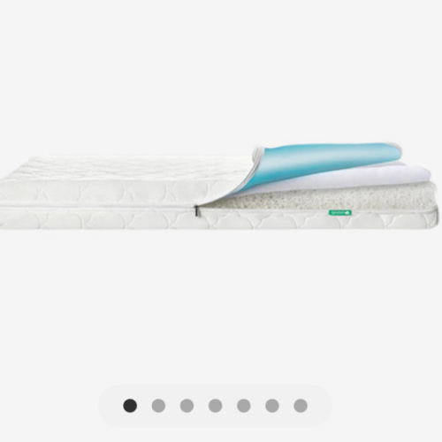 Extra Waterproof Crib Mattress Cover - Standard / Cloud White