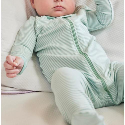 LAKE | Baby | Pima Cotton Pajamas | Parisian Green Baby Sleeper