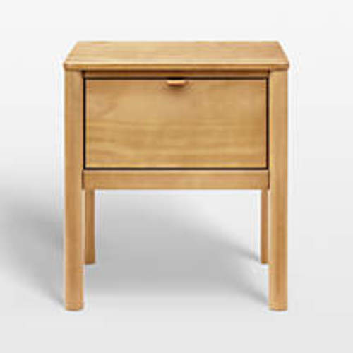 Babyletto Bondi 20" Honey Wood Kids Nightstand with Drawer