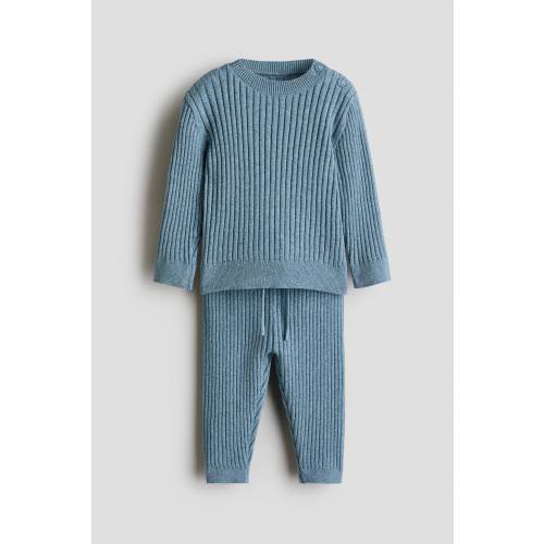 2-PIECE WIDE-RIB COTTON SET