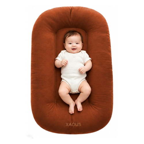 Baby Lounger for Newborn, Soft Care Cushion, Portable Support Pillow, Lightweight Nursery Cushion for Feeding, Bonding and Daily Care