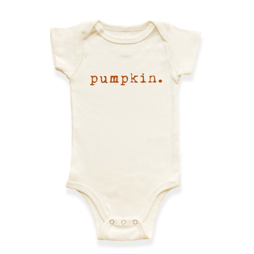Pumpkin Organic Baby Bodysuit