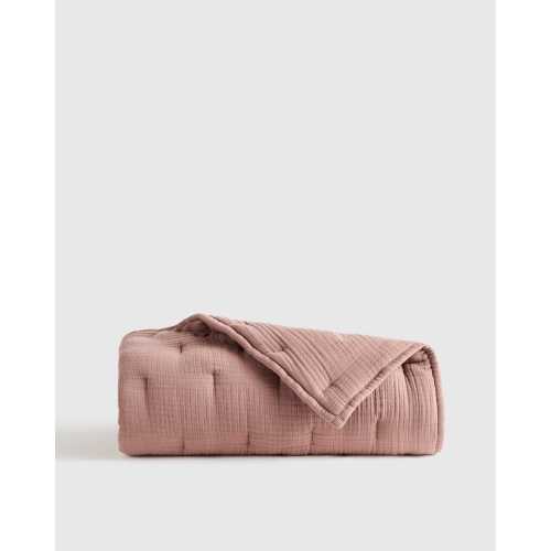 Organic Airy Gauze Toddler Quilt  in Fig