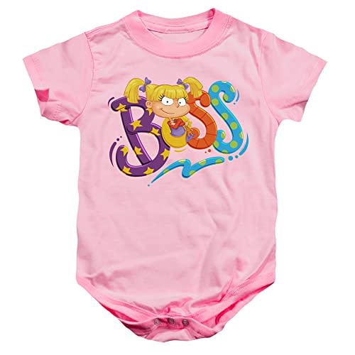 LOGOVISION Rugrats Angelica is Boss Unisex Infant Snap Suit for Baby