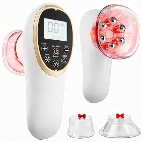 AAQ 4-in-1 Professional Body Sculpting Machine,Anti-Cellulite & Skin Tightening Machine with Lymphatic Massage, for Abdomen, Waist, Buttocks, Legs, Arms and Back