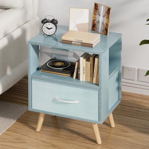 Blue Nursery Nightstand
