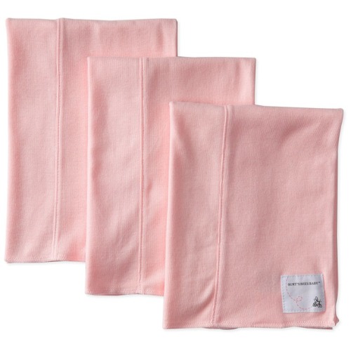 Amazon.com: Burt's Bees Baby - Set of 3 Bee Essentials Solid Burp Cloths, 100% Organic Cotton, Heather Grey: Clothing