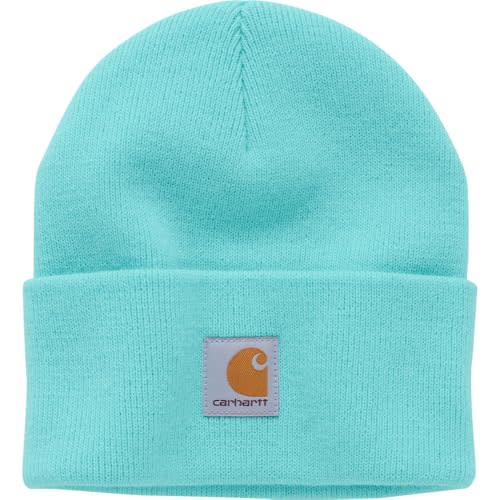 Carhartt Unisex-Infant Knit Beanie Cuff Hat | Acrylic Rib Knit | One Size (Infant) - Fits Heads Best 18.75-20 | Outdoor Fun