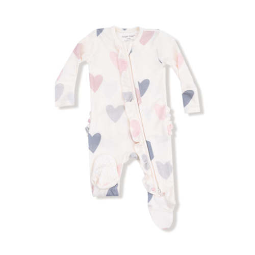 2 Way Ruffle Zipper Footie