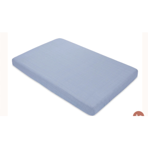 Mini Crib Sheet in GOTS Certified Organic Muslin Cotton
