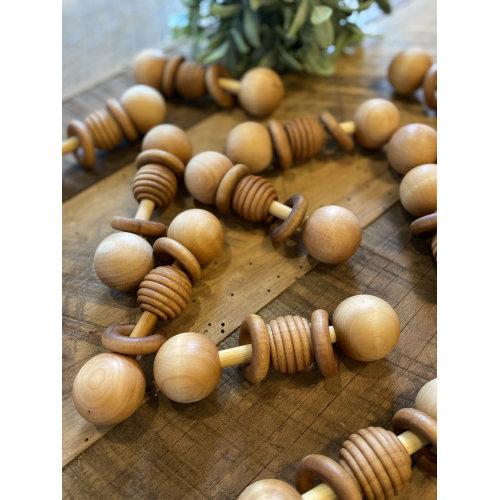 Montessori Wooden Honeycomb Rattle - Infant Rattle - Montessori Baby Shower Gift