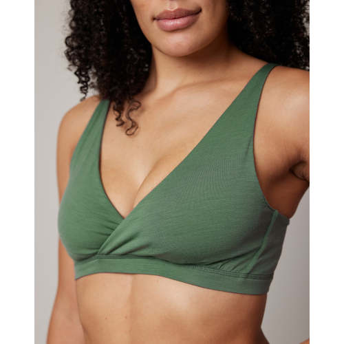 Roam Merino Wool Convertible Wrap Bra - Spruce Green – Roam Convertible Wrap Bra | Size Small