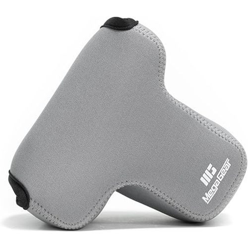 MegaGear MG865 Ultra Light Neoprene Camera Case for Fujifilm X-T3, X-T2 (XF23mm - XF56mm & 18-55mm Lens) - Black