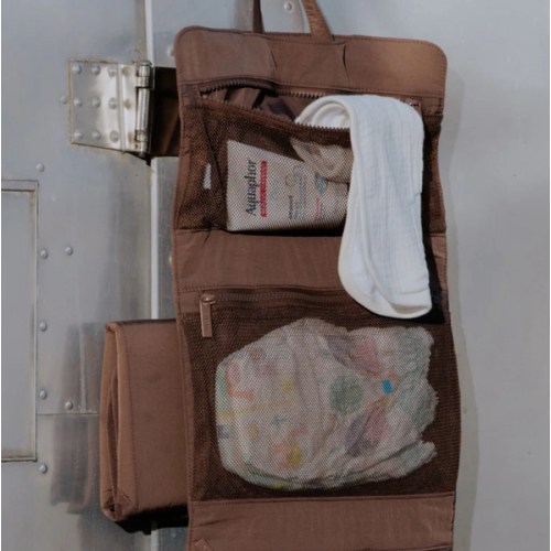 Diaper Changing Pad Organizer - HAZELNUT