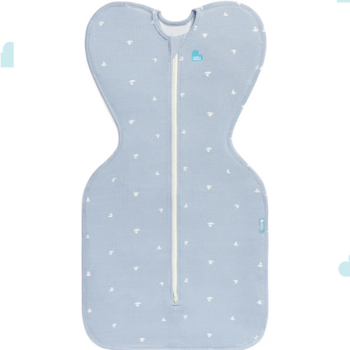 Love To Dream Swaddle Up™ 1.0 TOG Viscose from Bamboo Mist Blue Boats