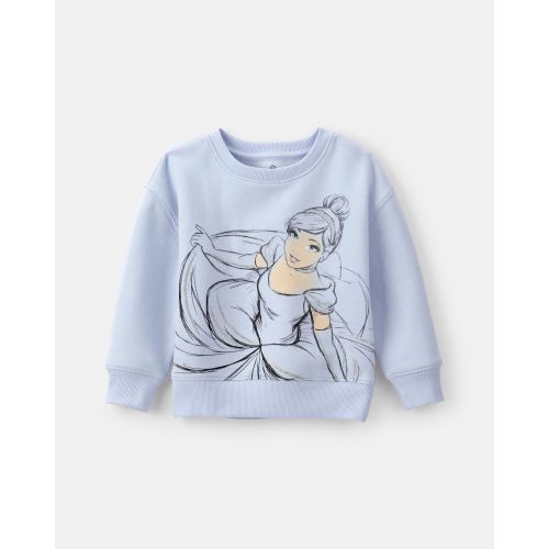 Toddler Girl Disney© Cinderella Fleece Pullover Sweatshirt - Blue | Carter's