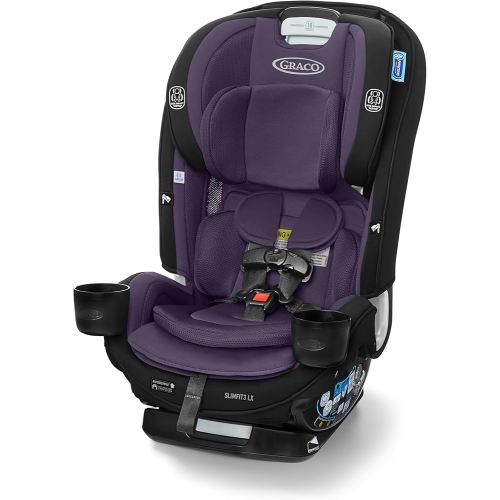 Graco SlimFit3 LX 3-in-1 Slim Car Seat, Rear Facing, Forward Facing to Highback Booster Car Seat, Katrina