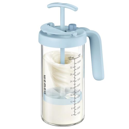 Glass Formula Mixing Pitcher 32oz - Blue