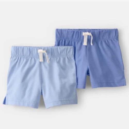 Baby 2-Pack Fashion Shorts - Blue | Carter's