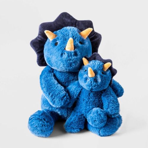 Blue Dinosaur Plush Animal with Mini Plush - 2pk - Cloud Island™