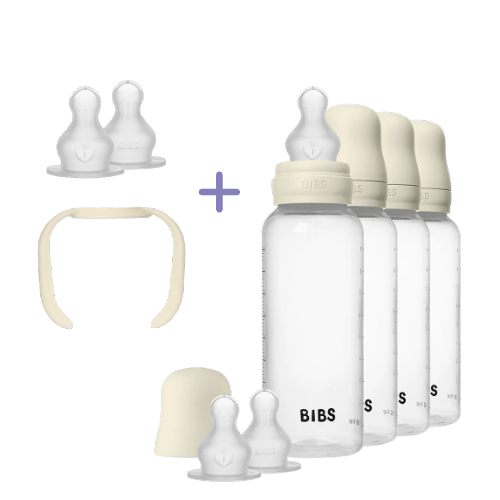 The Full Rotation Kit - Plastic Bottle 9oz Silicone - Ivory