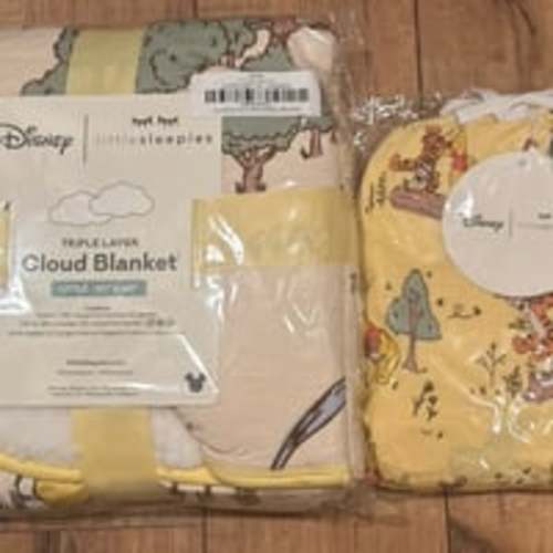 Little Sleepies Pooh Mini Cloud and crib sheet bundle