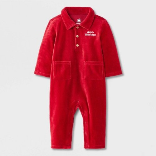 Baby Boys' Holiday Corduroy Suit - Cloud Island™ Red 6-9M