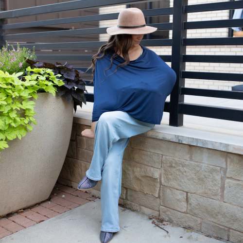 Car Seat Cover in Navy or Emerald