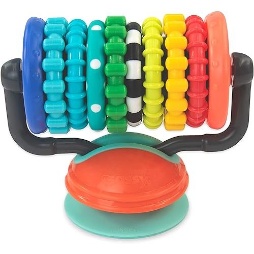 Sassy Eco Rings Around Tray Toy | Made Green with Plant-Based Plastic | 6+ Months