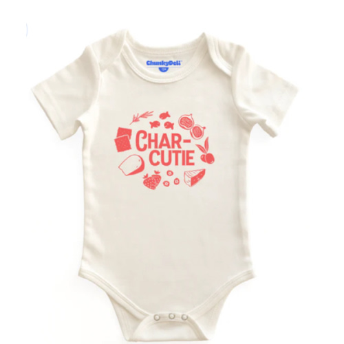 Charcutie Baby Bodysuit | 100% Cotton and Machine Washable – Chunky Deli