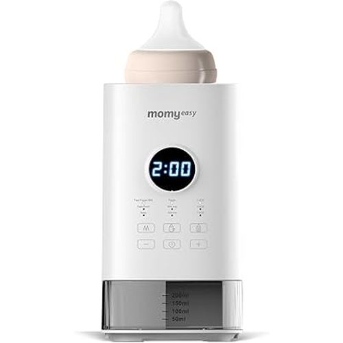MOMYEASY Bottle Warmer, Fast Baby Bottle Warmer for All Bottles, Milk Warmer with Accurate Display Timer, Temperature Control and Auto Shutoff, Bottle Warmers for Breastmilk & Formula