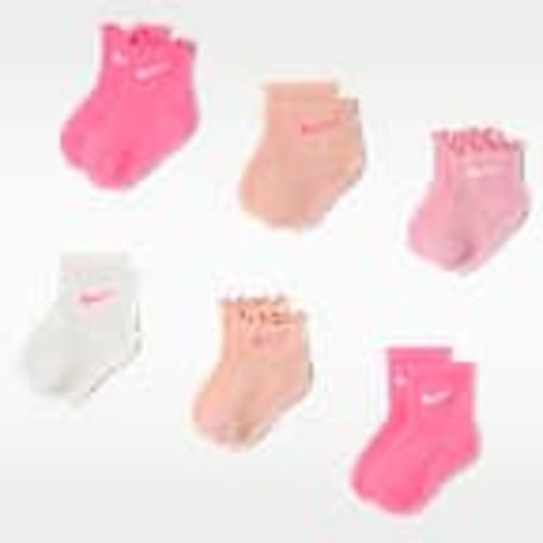 Nike Baby Textured Ankle Socks (6 Pairs). Nike.com