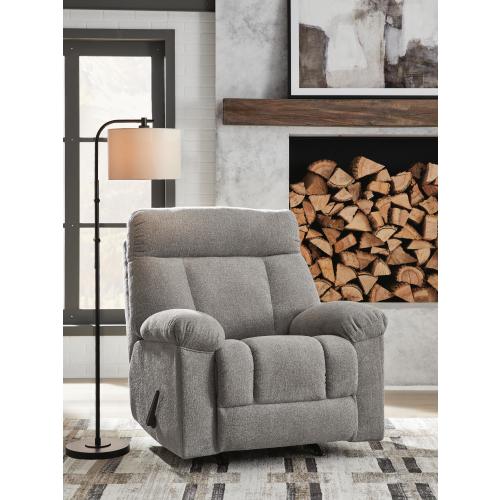 McArlie Next-Gen Nuvella™ Performance Fabric Manual Rocker Recliner | Ashley