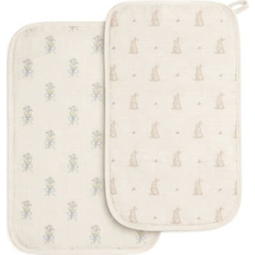 Oilo Assorted 2-Pack Organic Cotton Muslin Bibs | Nordstrom